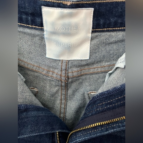 New Mother Superior The Dodger Flood Mid-Rise Stretch Wide-Leg Jeans Size 29 - Picture 5 of 8